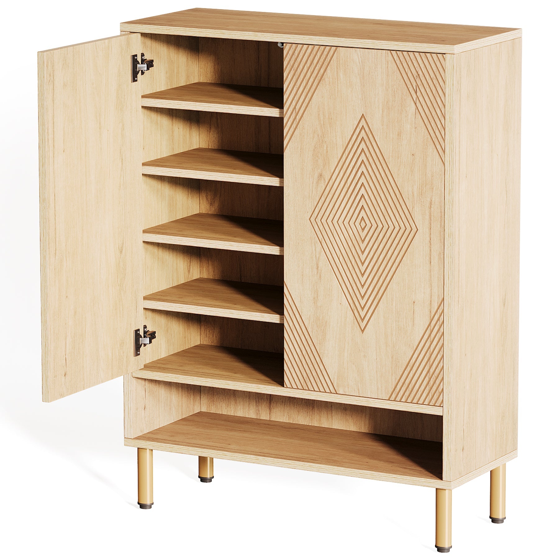 Tribesigns Zapatero, Zapatero de 6 niveles con estantes ajustables