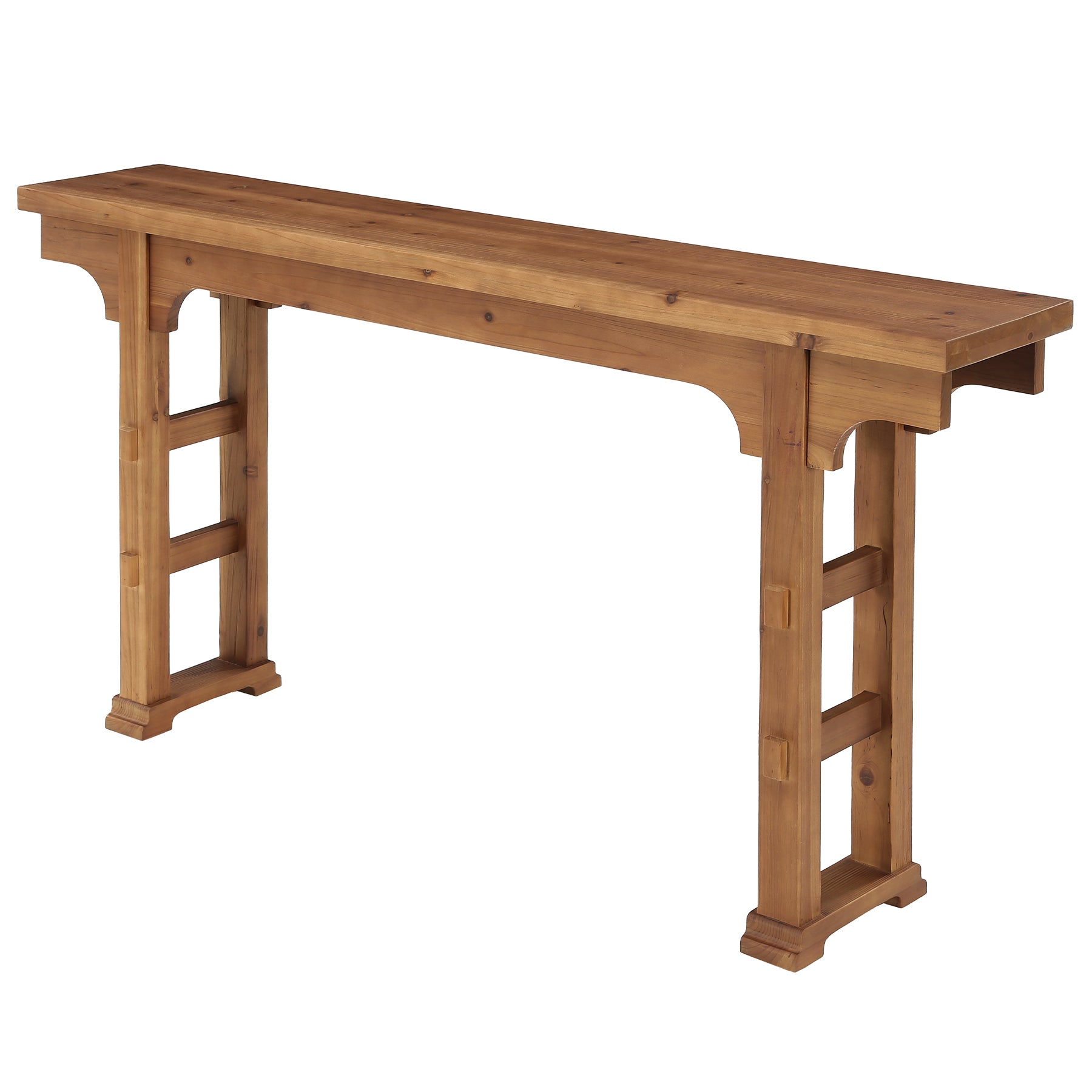 Tribesigns Mesa consola de madera – 160 x 30 x 85 cm, Mesa de recibidor mesa auxiliar o mesa de sofá vintage para espacios pequeños, entrada, pasillo o sala de estar