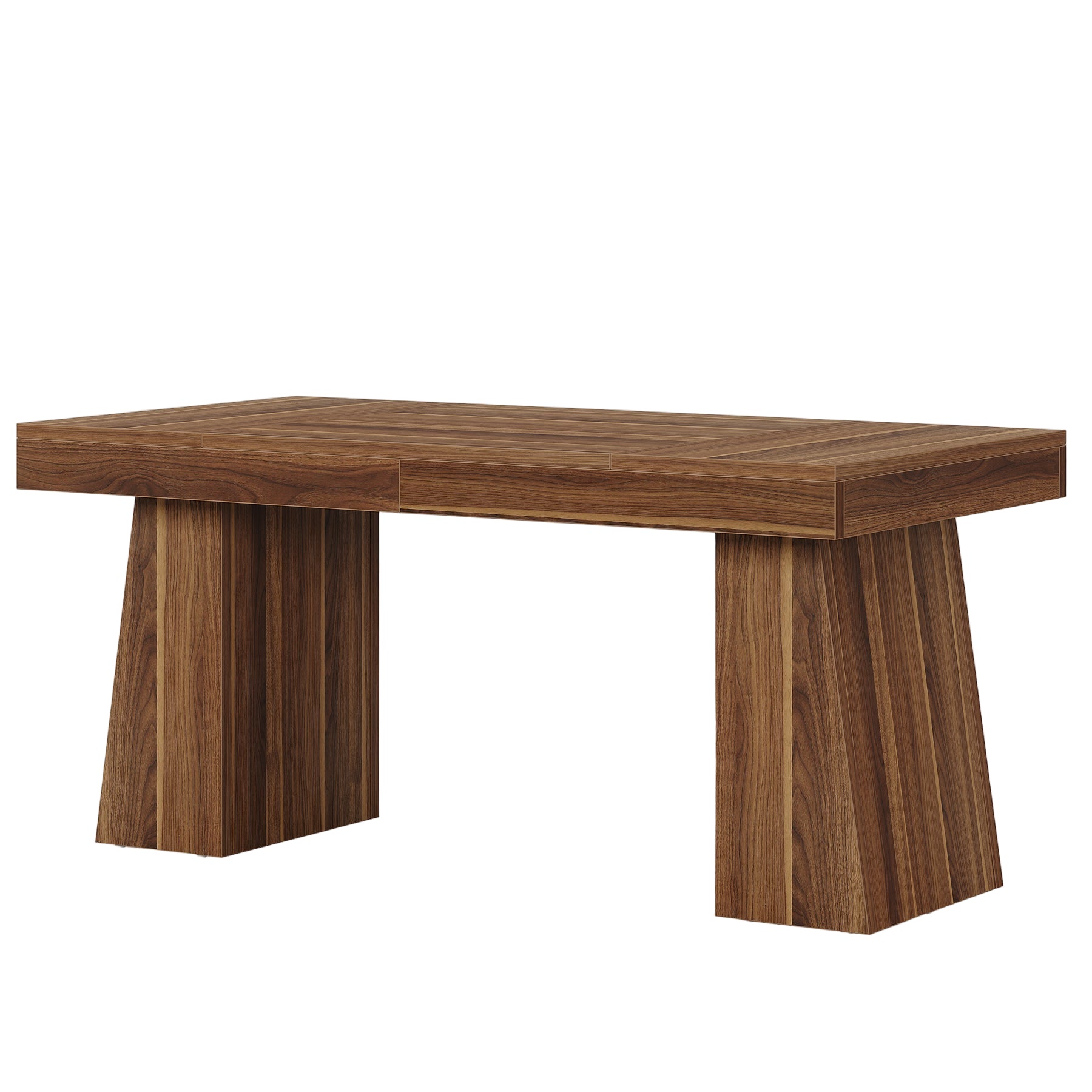 Tribesigns Mesa de comedor de 140 cm, Mesa de cocina de madera para 4-6 personas