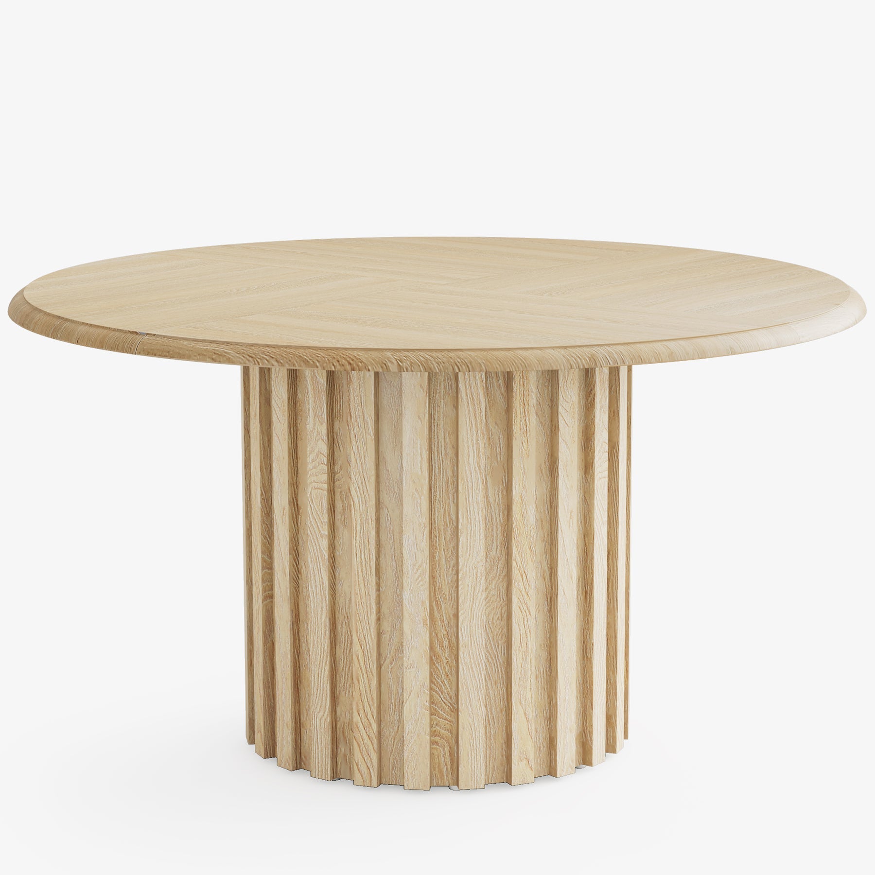 Tribesigns Mesa de comedor redonda de 120 cm, Moderna mesa de cocina redonda para 4 personas