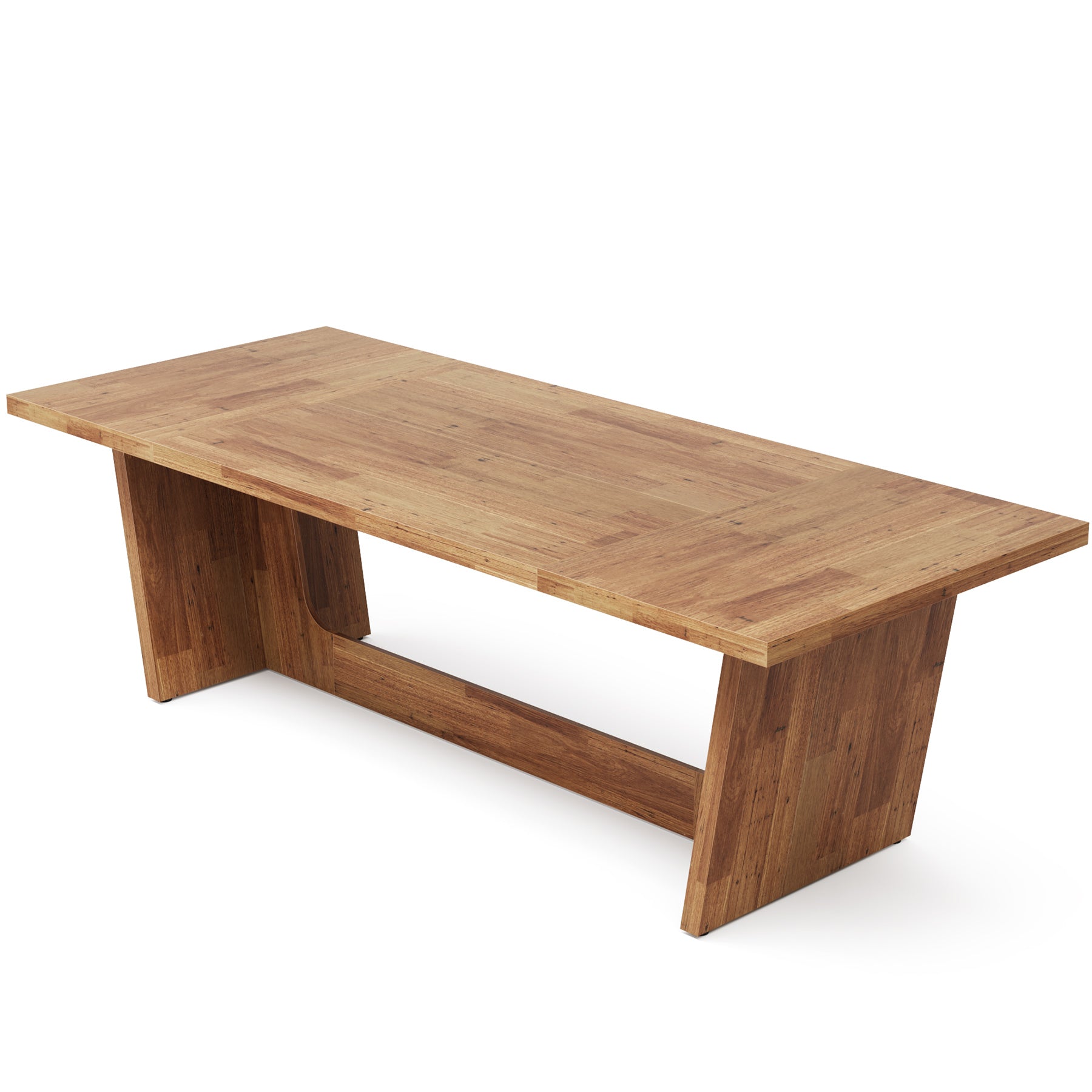 Tribesigns Mesa de comedor industrial, Mesa de comedor para 6-8 personas