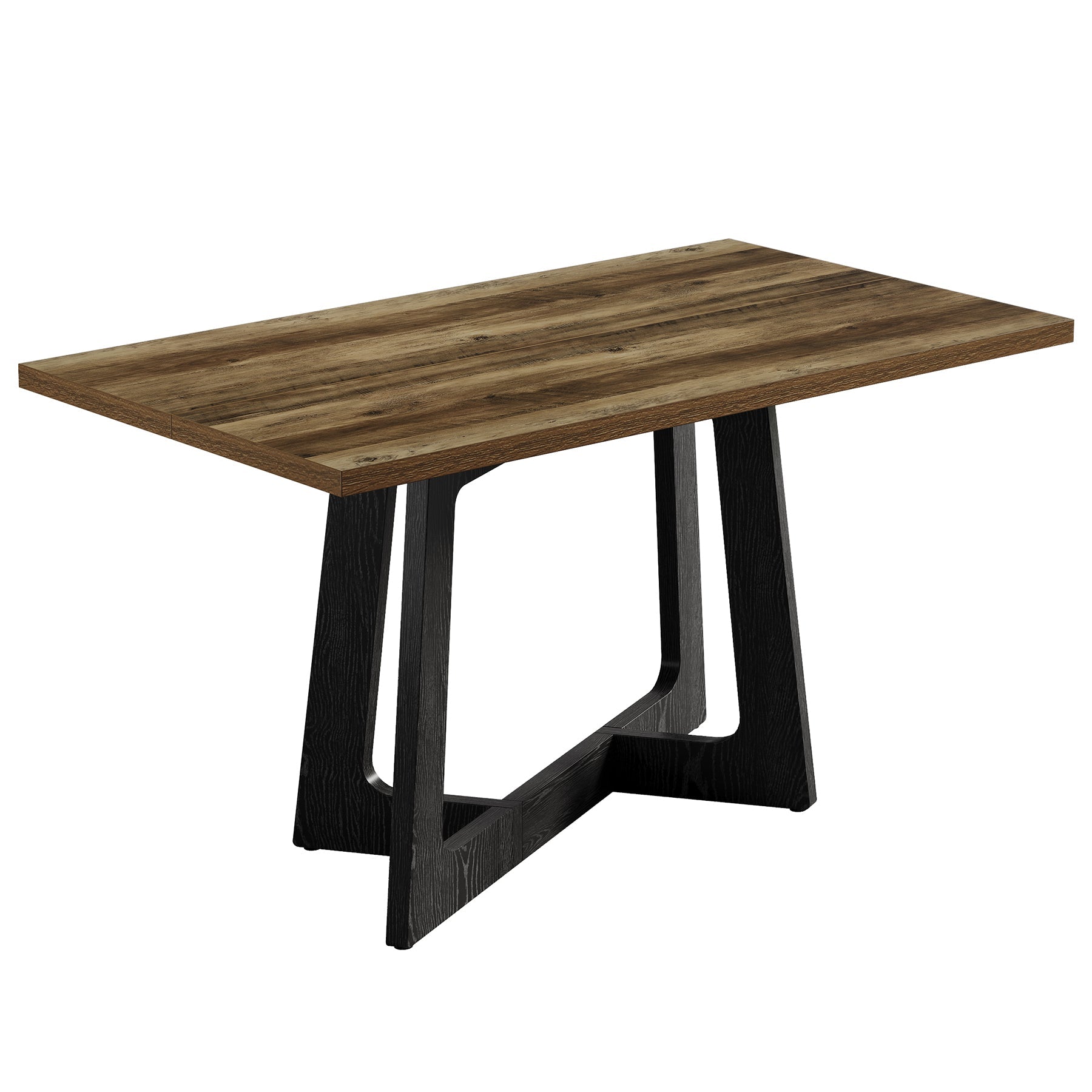 Tribesigns Mesa de comedor de 120 x 79 cm para 2-4 personas con base robusta
