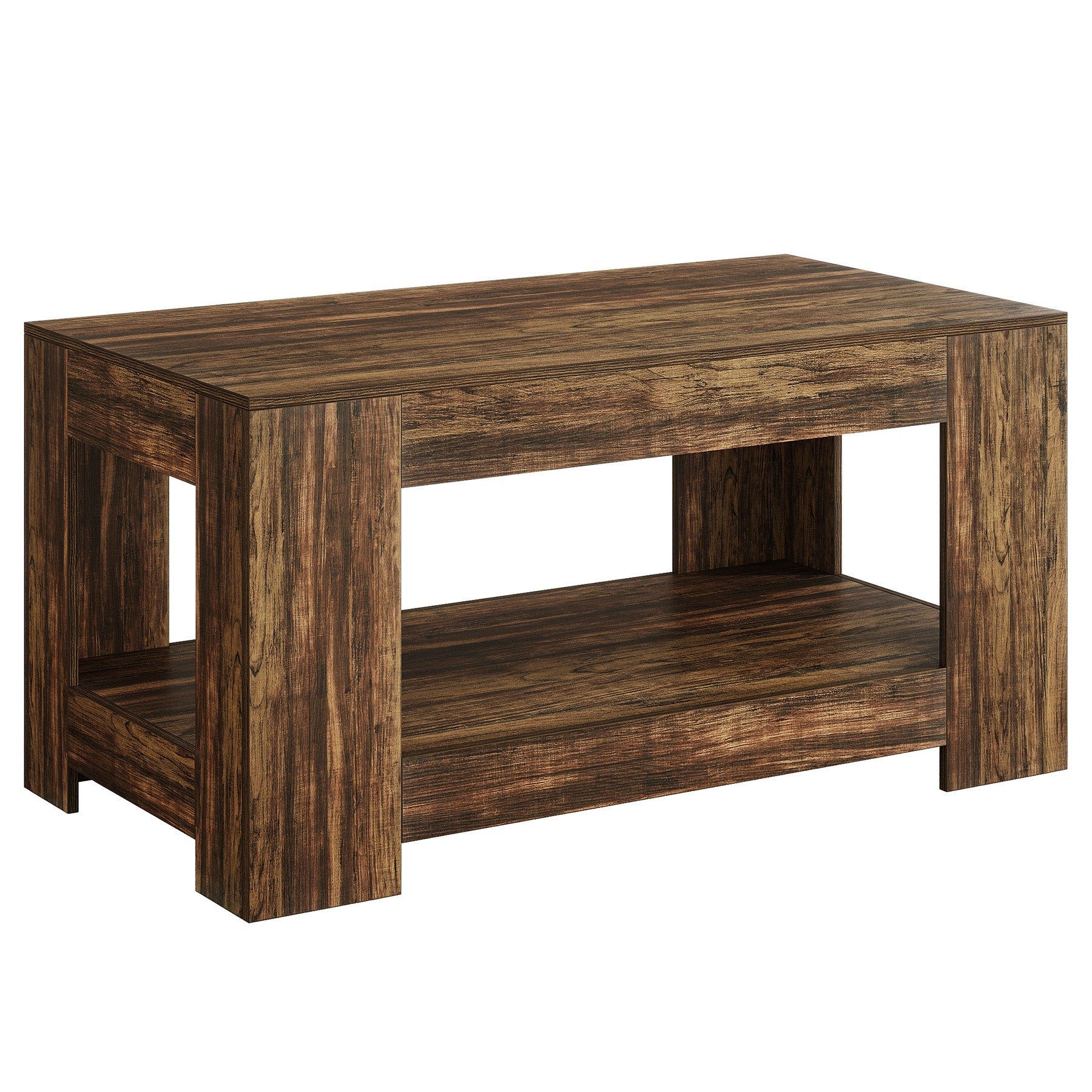 Tribesigns Mesa de centro 120 x 60 x 60 cm, Mesa de salón Mesa de centro rectangular