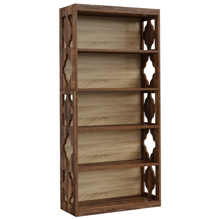 Tribesigns Librería de madera de 5 niveles de 179 cm