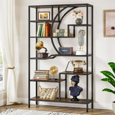 Tribesigns Librería Industrial Etagere de 6 Niveles, Estantes Abiertos Independientes 3