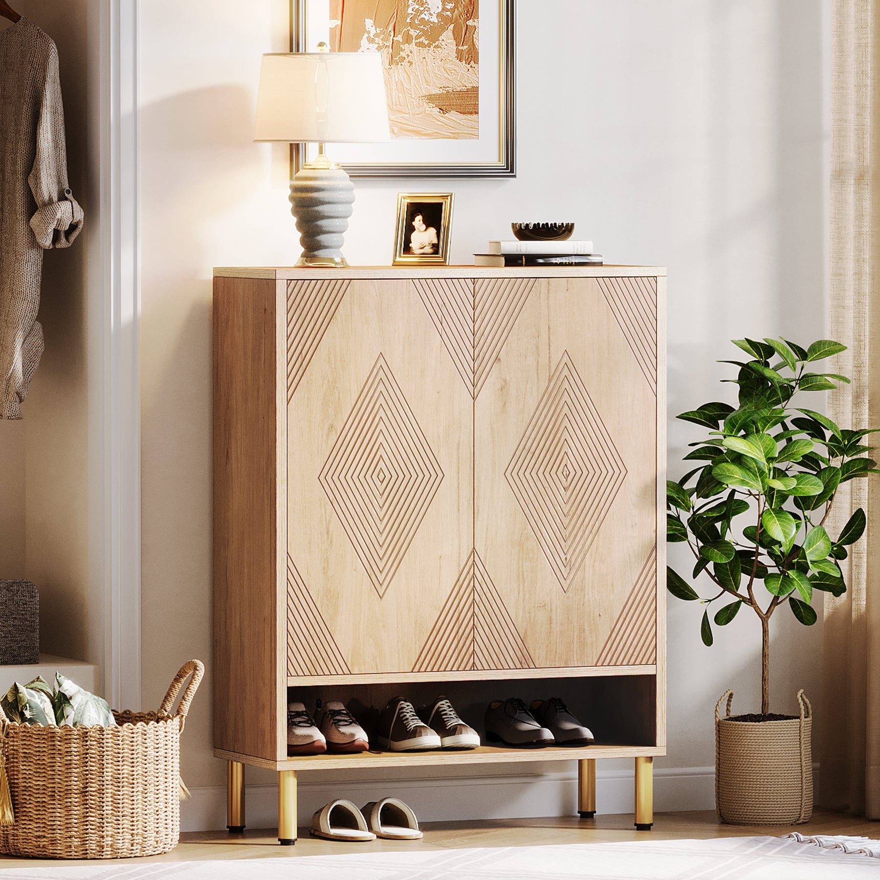 Tribesigns Zapatero, Zapatero de 6 niveles con estantes ajustables