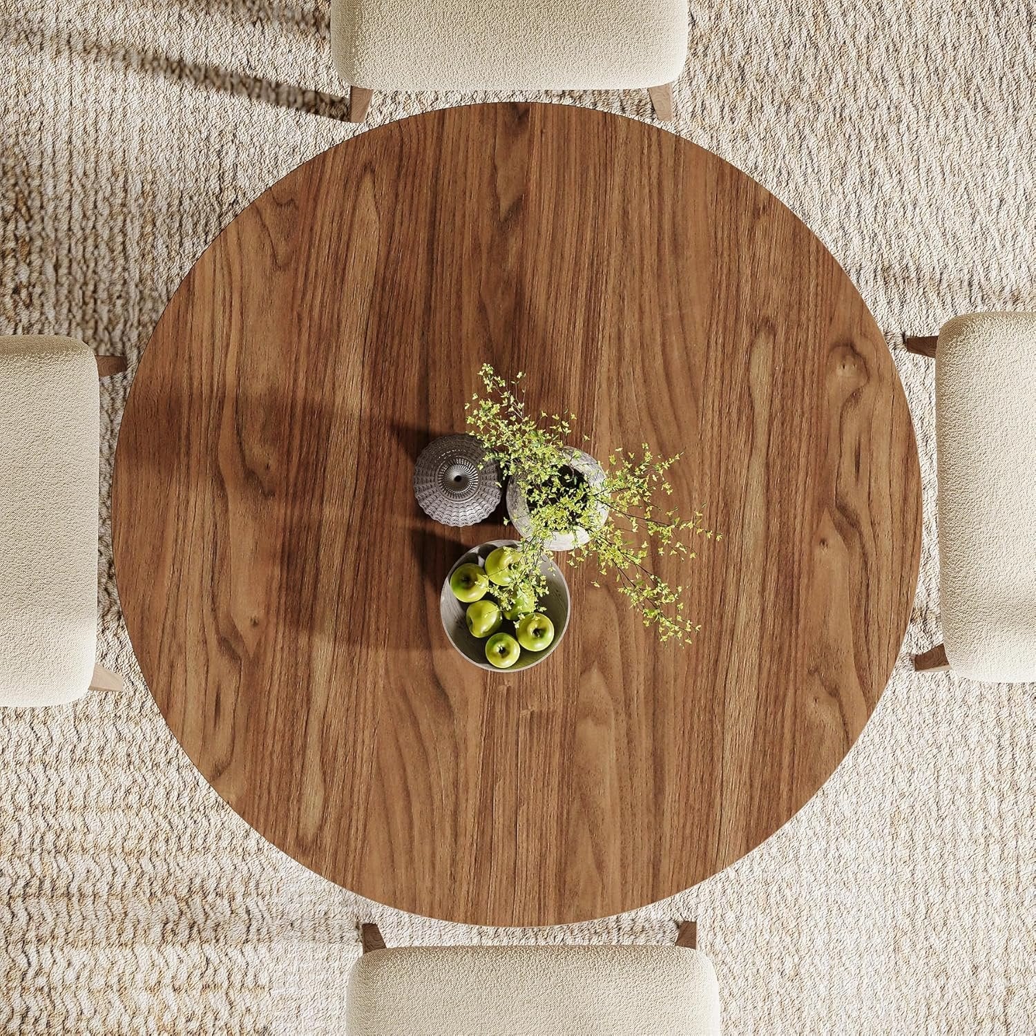 Tribesigns Mesa Comedor de 100 cm, Mesa Cocina Cuadrada para 4 Personas para Comedor, Cocina, Salón