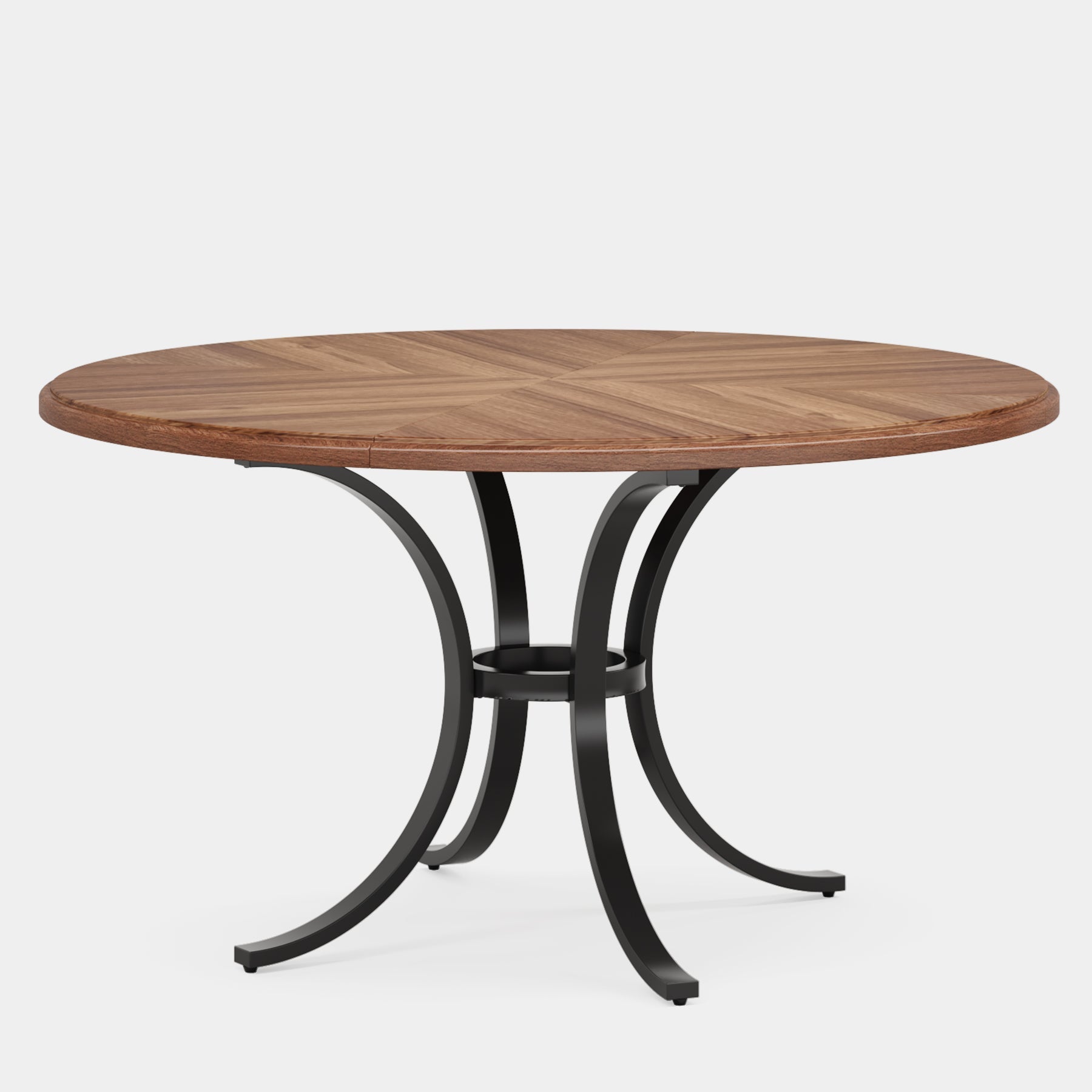 Tribesigns Mesa de Comedor, Mesa de Cocina Redonda Moderna de 120 cm para 4-6 Personas