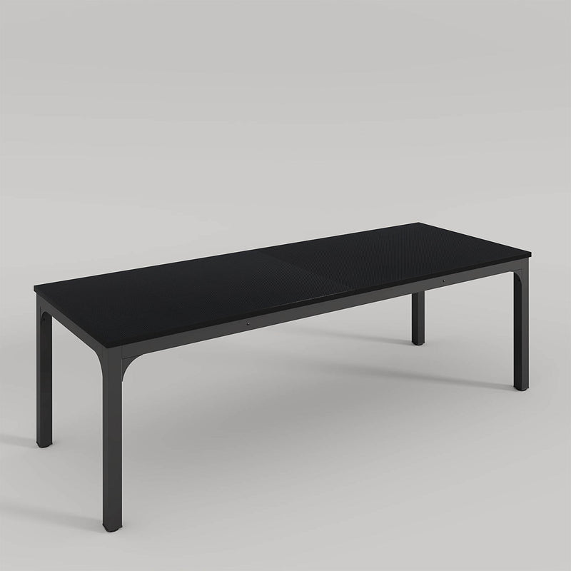 Tribesigns Mesa de comedor vintage, Muebles de comedor para 6 a 8 personas