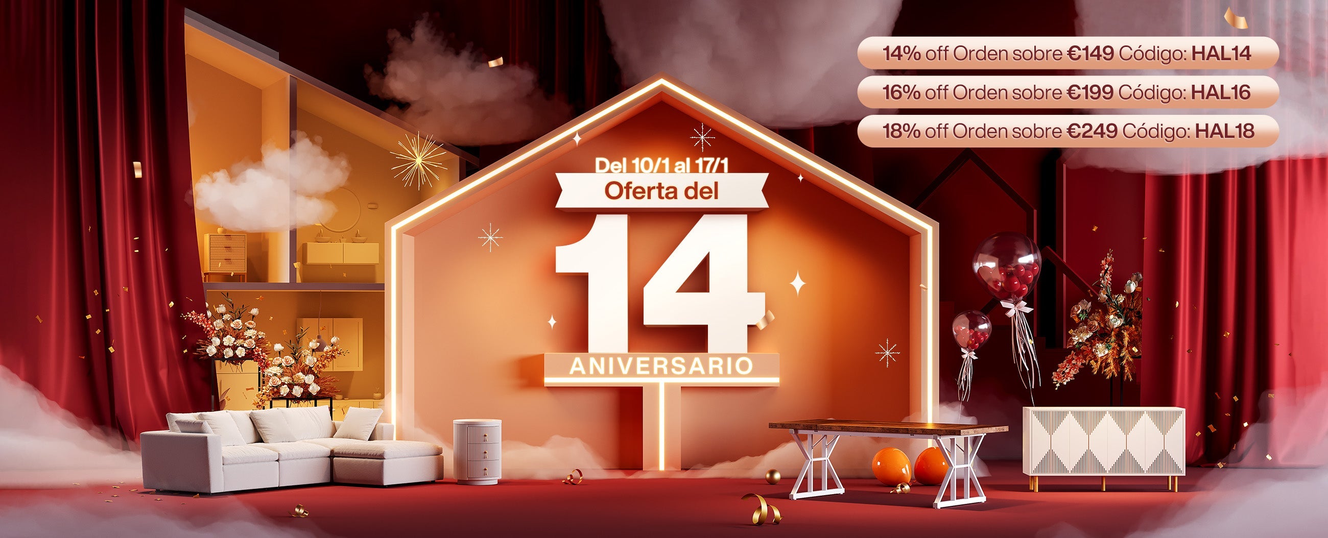 Tribesigns celebra su 14º aniversario con una venta de muebles con descuentos exclusivos