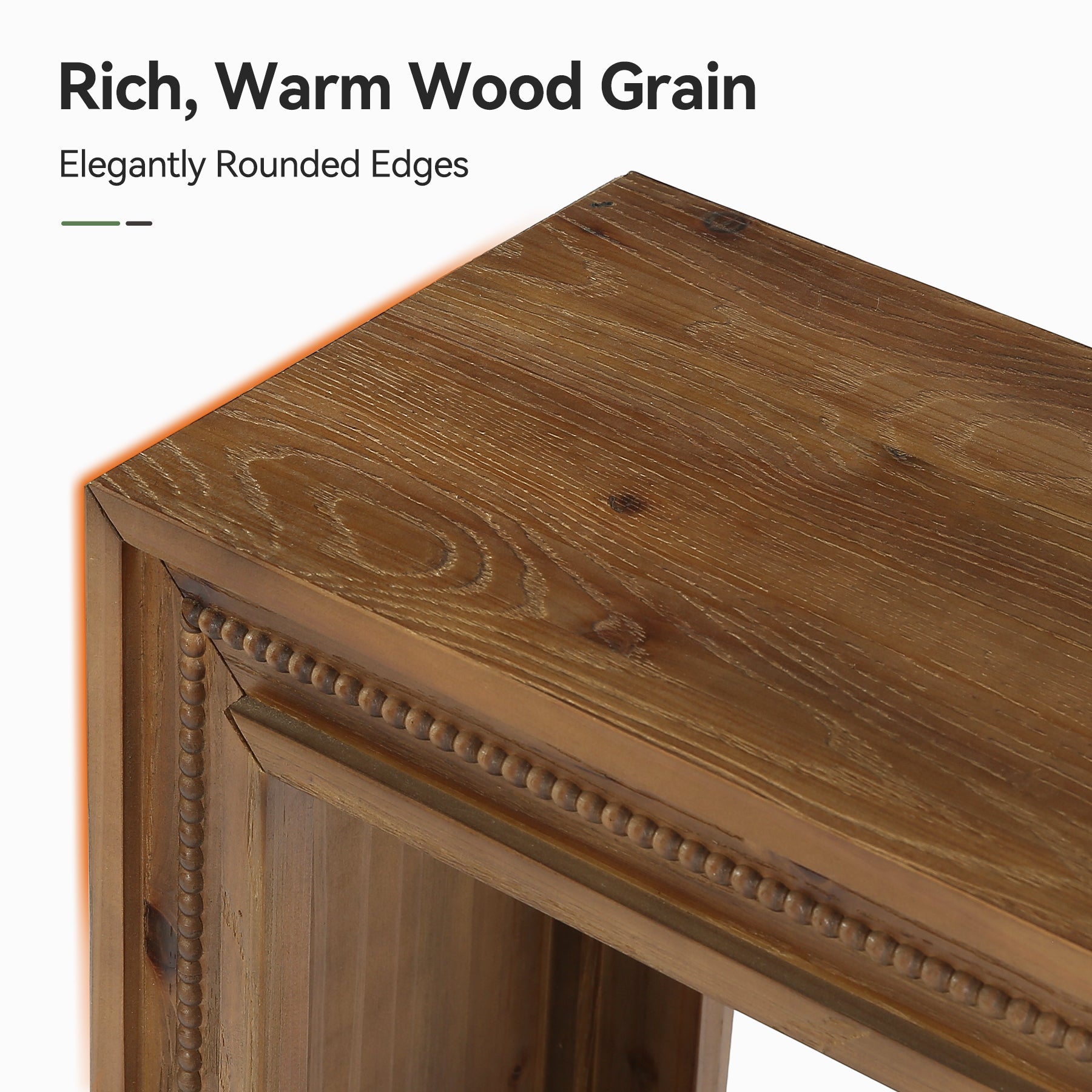 Tribesigns 160 cm massief houten consoletafel met 2-laagse opbergplank, smalle haltafel voor woonkamer gang en entree