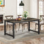 Tribesigns Mesa de Comedor de 180 x 80 cm, Mesa de Cocina Industrial para 6-8 Personas
