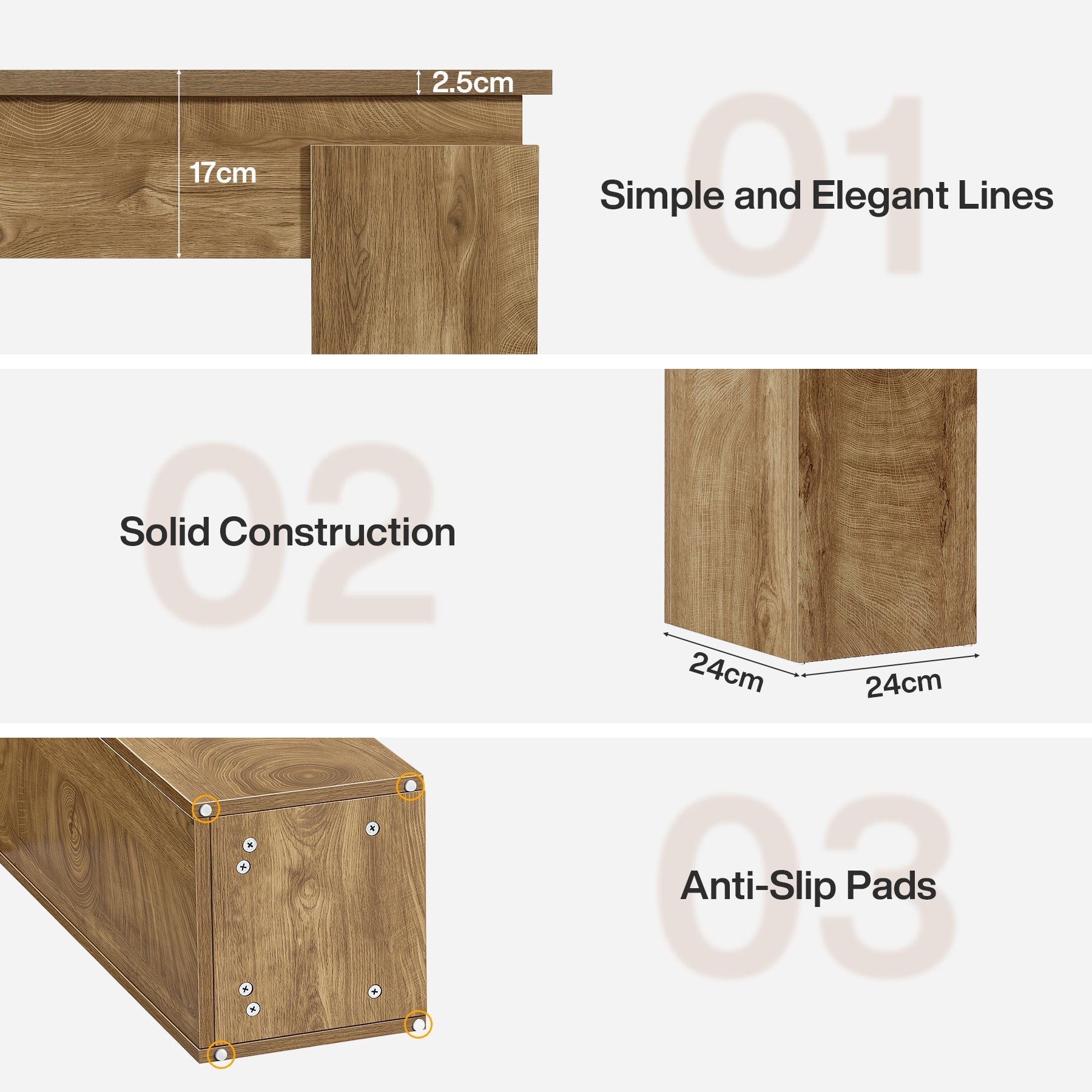 Tribesigns Mesa consola estrecha (160 cm), Mesa de pasillo estilo rústico / Mesa para colocar detrás del sofá con estante de almacenamiento