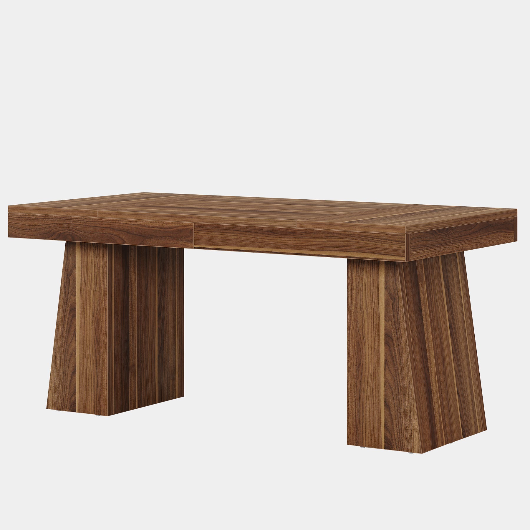 Tribesigns Mesa de comedor de 140 cm, Mesa de cocina de madera para 4-6 personas