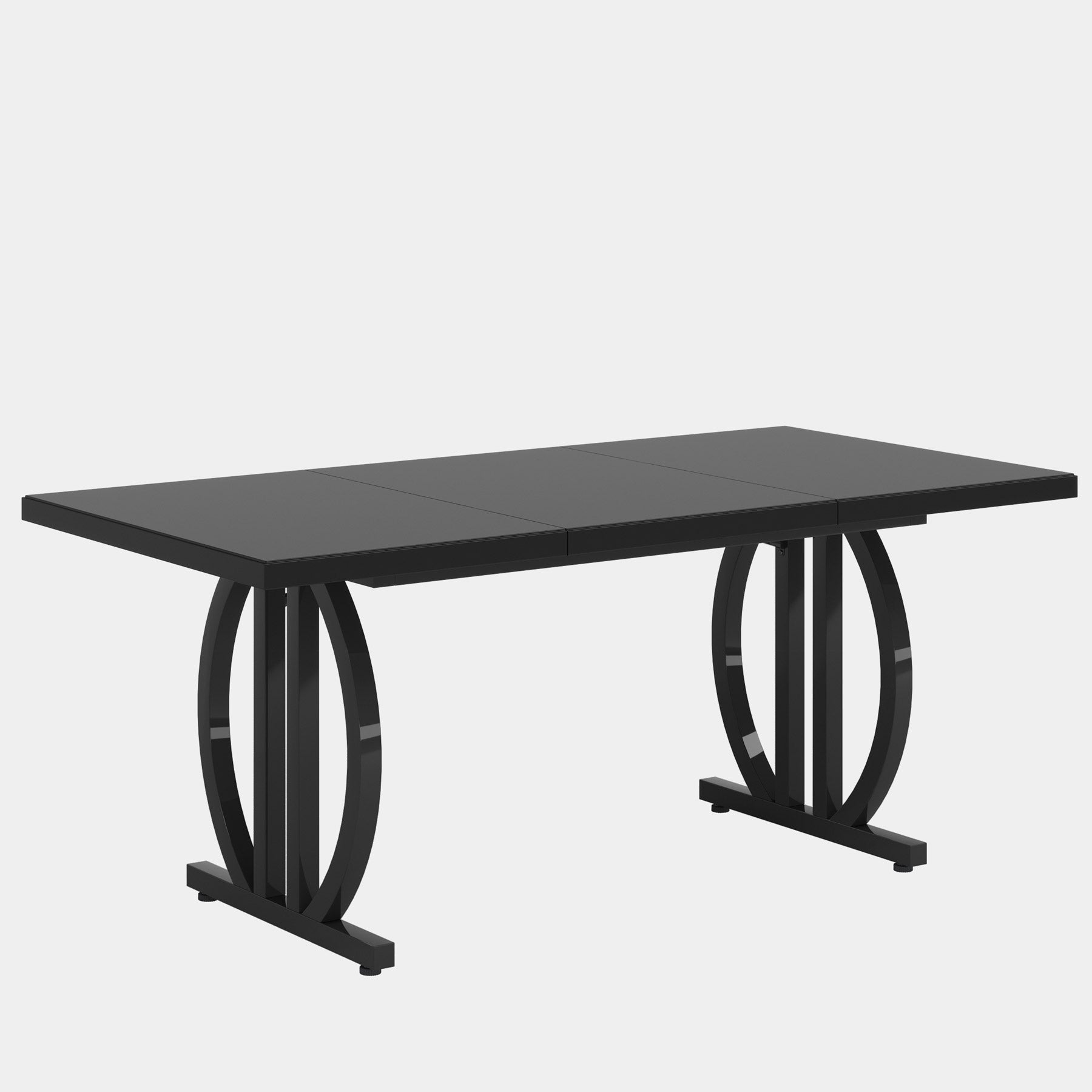 Tribesigns Mesa de comedor de 160 cm, Moderna mesa de cocina para 4-6 personas