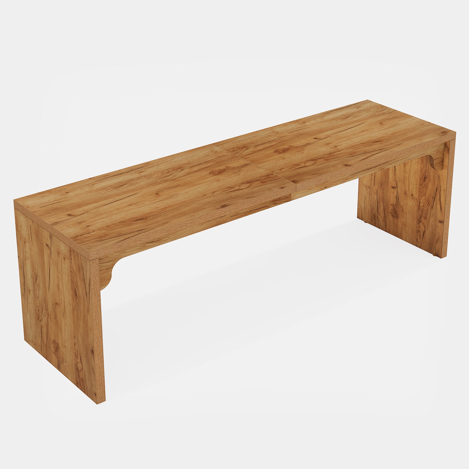 Tribesigns Mesa de comedor de 180 cm, Mesa de comedor de cocina moderna con base resistente