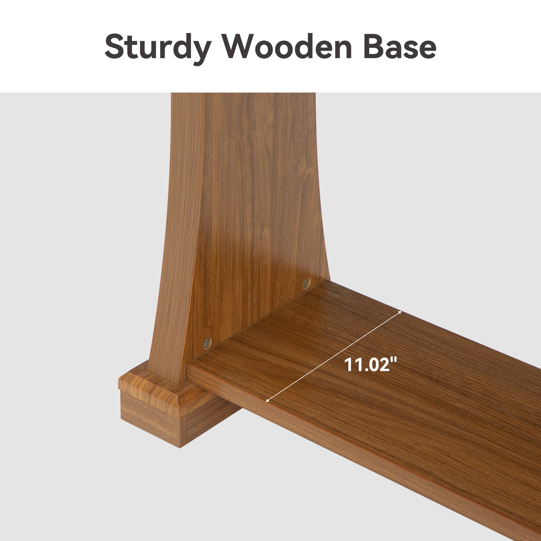 Tribesigns Mesa consola de 160 cm de largo con 2 estantes, Mesa estrecha para recibidor y sofá en imitación madera