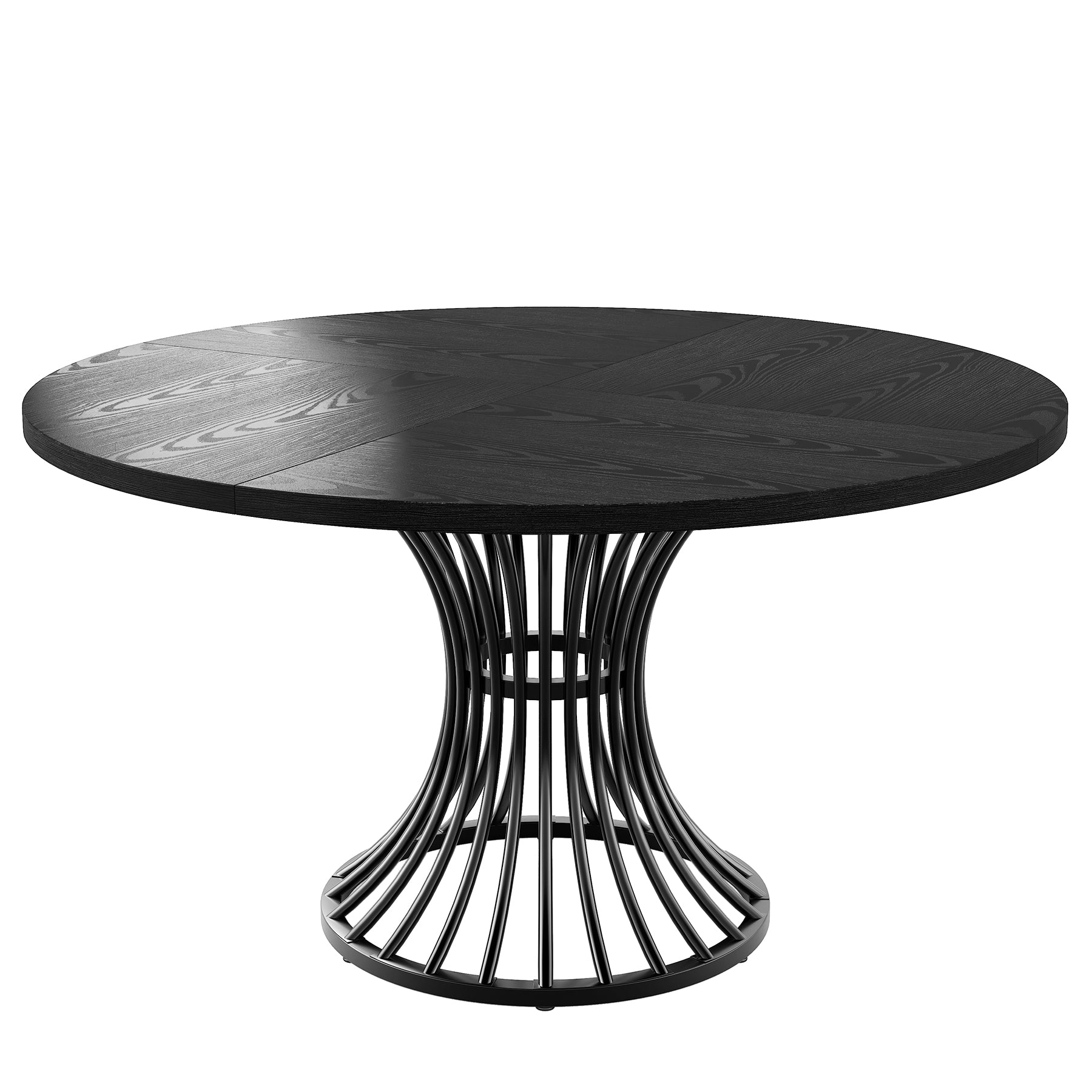 Tribesigns Mesa de comedor redonda para 4 – 6 personas, Mesa de comedor