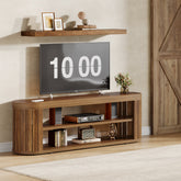 Tribesigns Mueble para TV (120 cm) para televisores de hasta 55 pulgadas, Mueble con 2 estantes abiertos 3