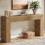 Tribesigns Mesa consola estrecha de 160 cm, Mesa de pasillo de madera detrás del sofá