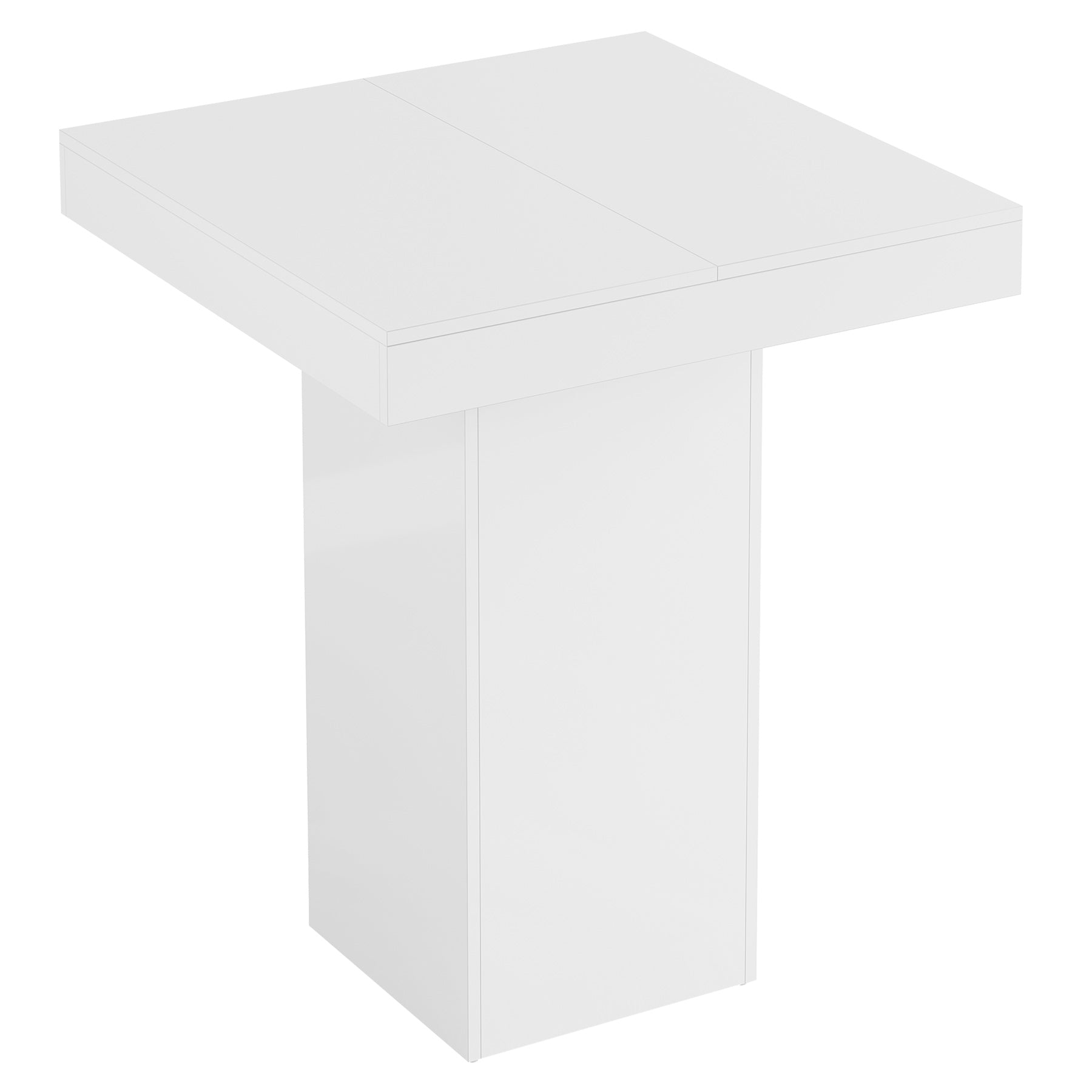 31.5" Bar Table, Square Kitchen Dining Table Counter Height Pub Table