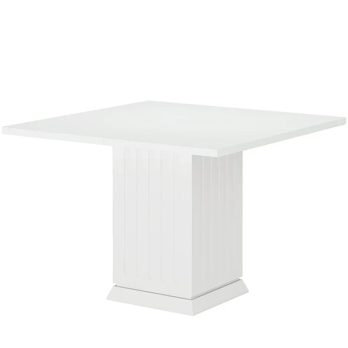 Tribesigns Mesa de comedor de 90 cm, Mesa de cocina cuadrada moderna para 4
