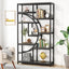 Tribesigns Librería Industrial Etagere de 5 Niveles, estantes Altos Independientes