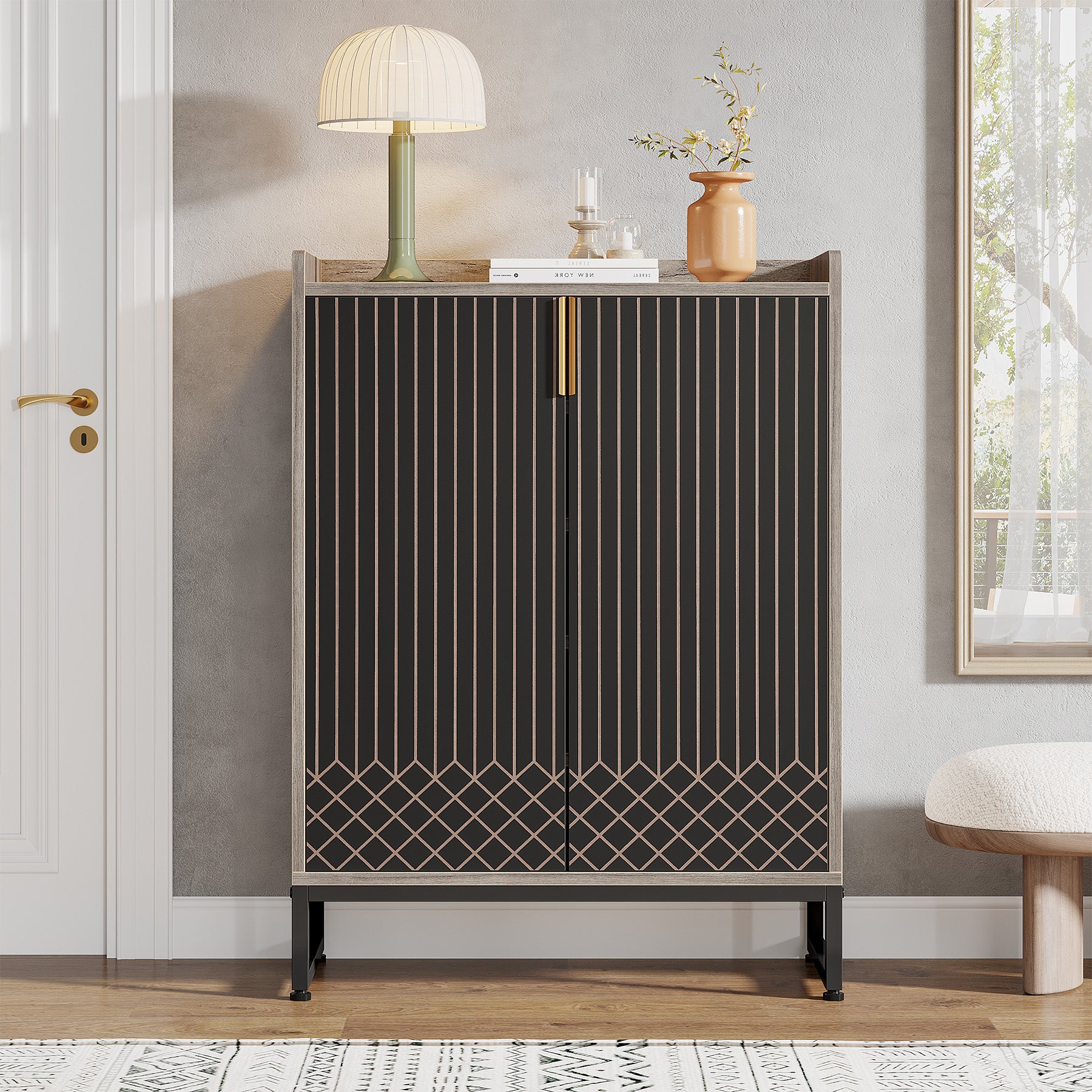 Tribesigns Zapatero, Zapatero para 25 pares con puertas