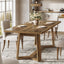 Tribesigns Mesa de comedor moderna de 120 cm para 4-6 personas MDF con aspecto de madera maciza