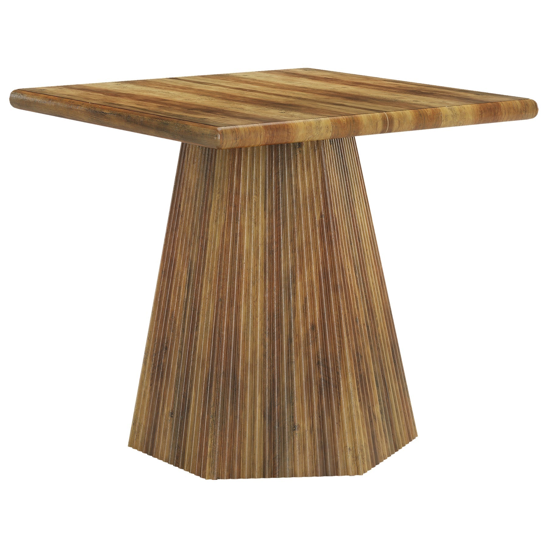 Tribesigns Mesa de comedor cuadrada de 80 cm para cuatro personas, Mesa de cocina con base resistente