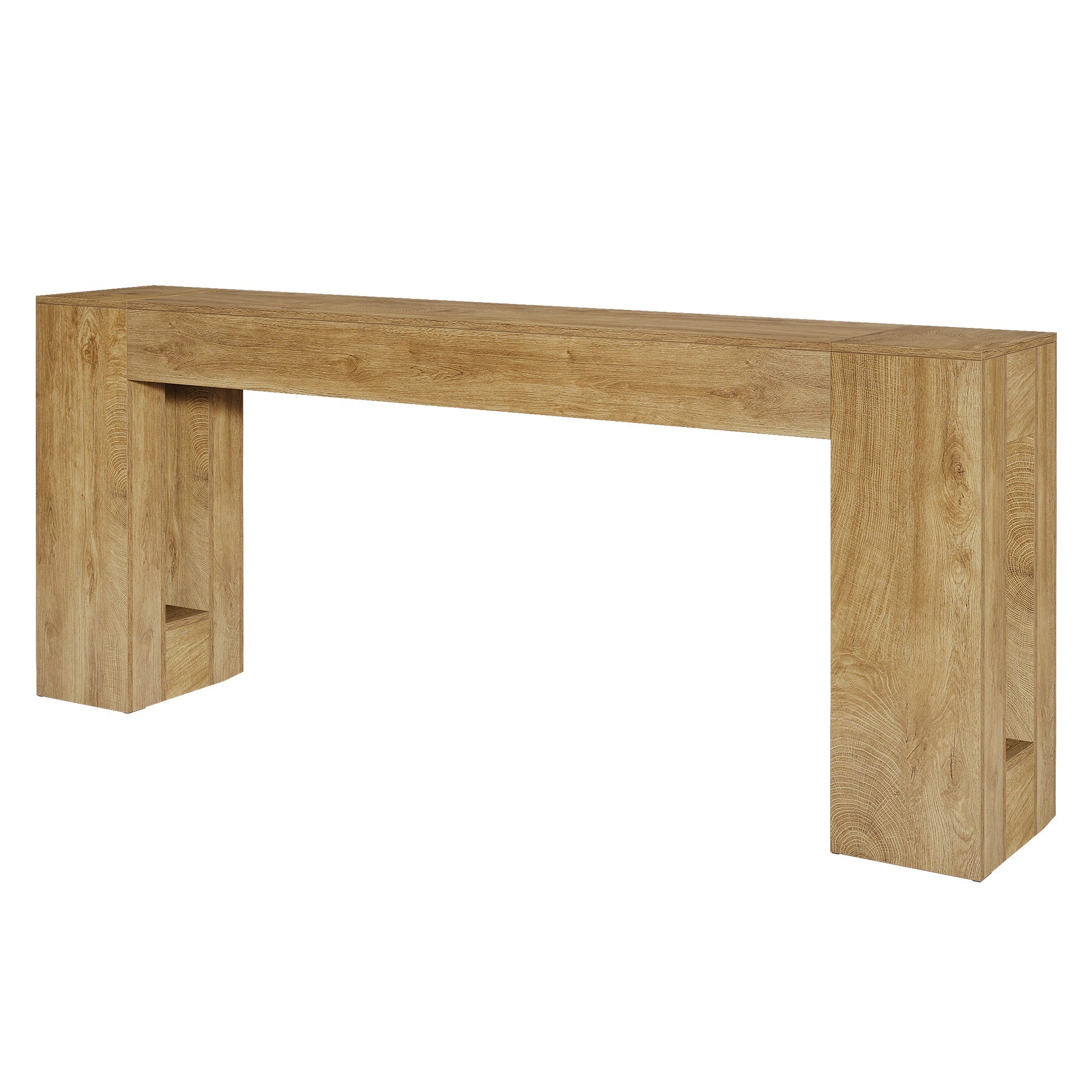 Tribesigns Mesa Consola 200 cm Extralarga, Mesa Estrecha para Sofá Mesa para colocar detrás del sofá