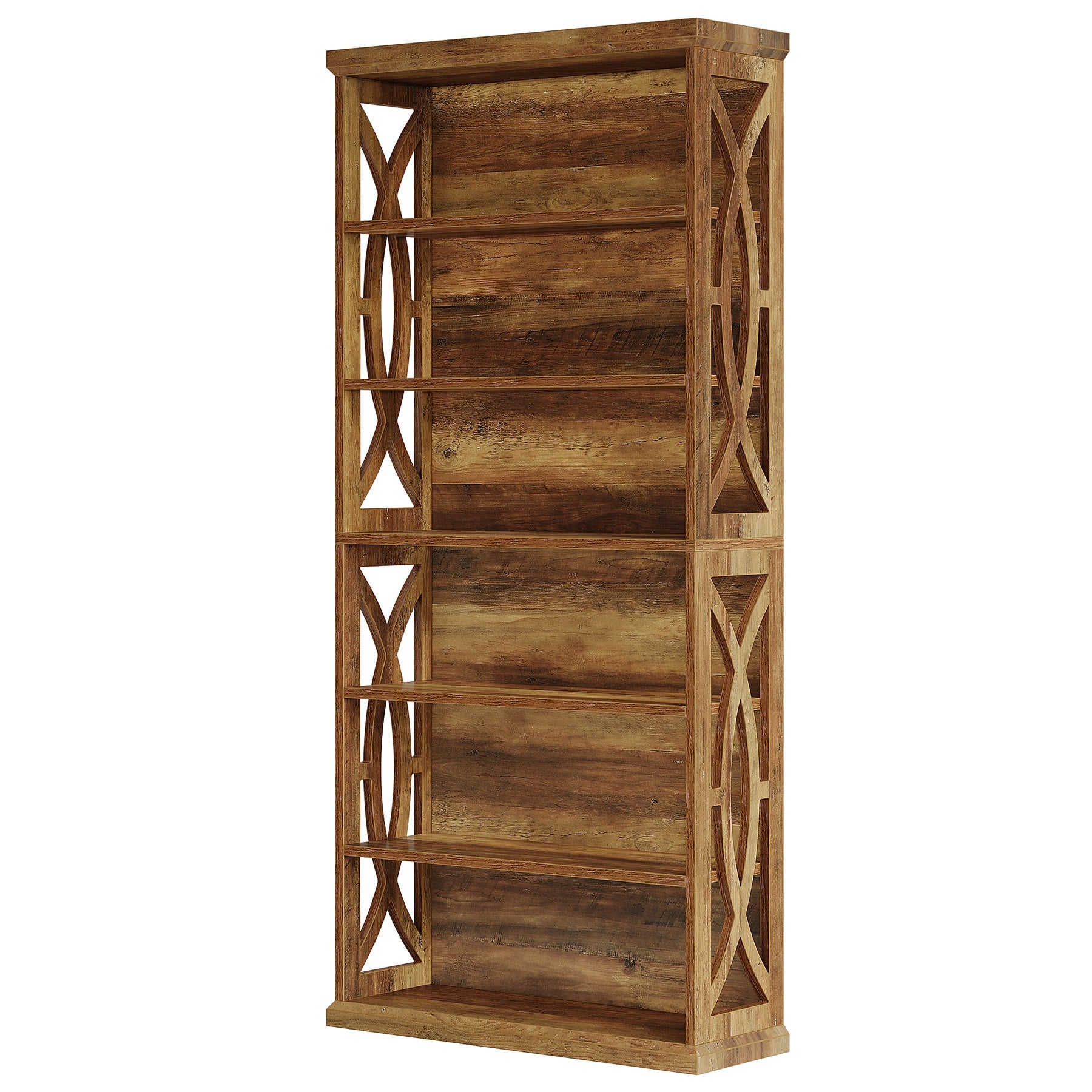 Tribesigns Estantería industrial de 180 cm, Mueble robusto de 6 niveles para salón