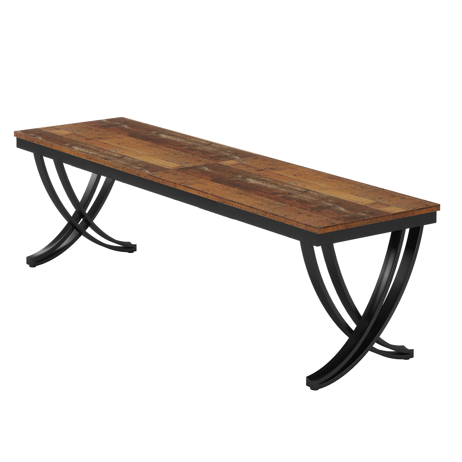 Tribesigns Mesa de comedor grande, Mesa de comedor rectangular para 6-8 personas