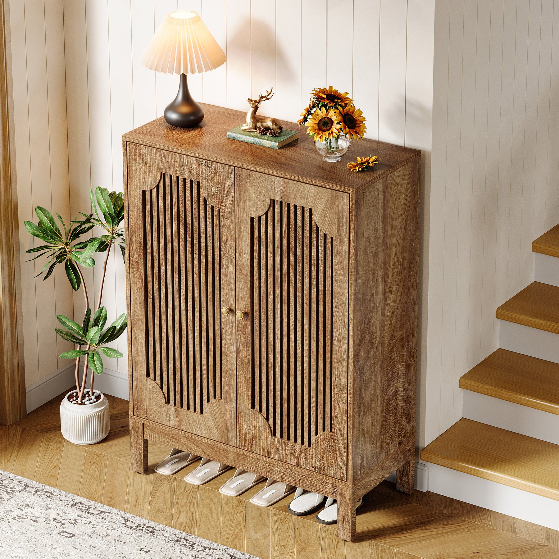 Tribesigns Zapatero de 6 Niveles con Puertas, Organizador de Almacenamiento de Zapatos