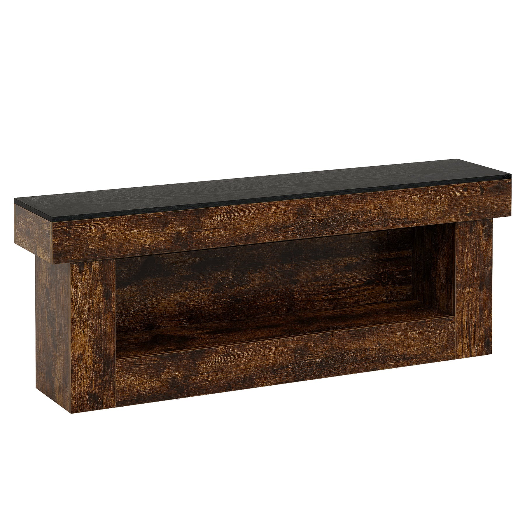 Mueble bajo para TV de 160 cm con espacio de almacenamiento, Mueble moderno para televisores de 60 a 70 pulgadas