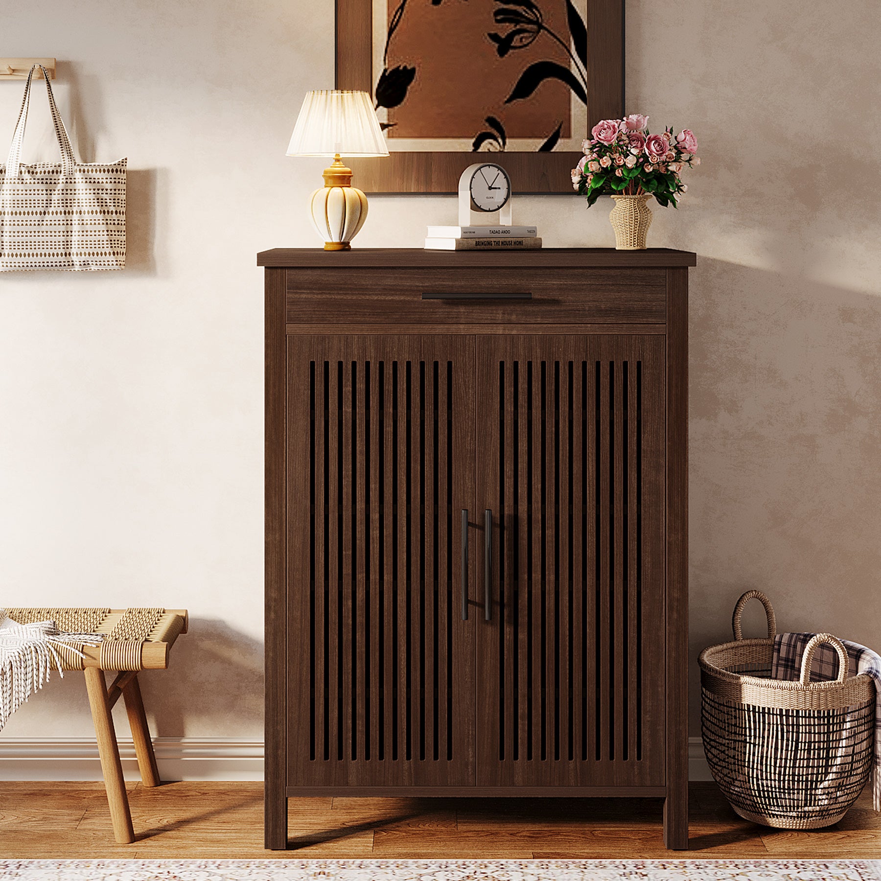 Tribesigns Zapatero de 5 niveles, Organizador de zapatero independiente con estantes ajustables