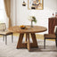 Tribesigns Mesa de comedor, Mesa de cocina redonda de 120 cm para 4 personas