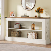 63" Console Table, Long Entryway Table Sofa Table With Storage Tribesigns 3