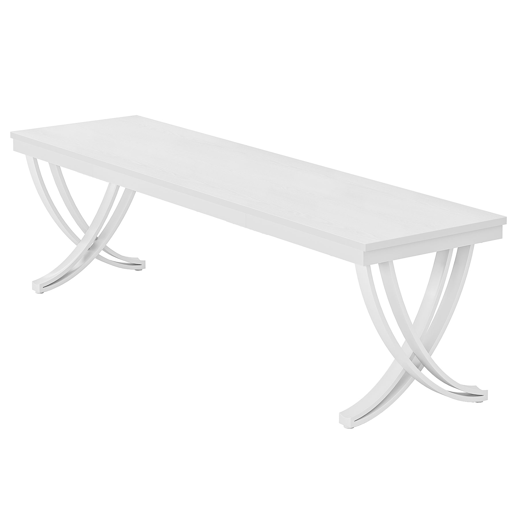 Tribesigns Mesa de comedor grande, Mesa de comedor rectangular para 6-8 personas