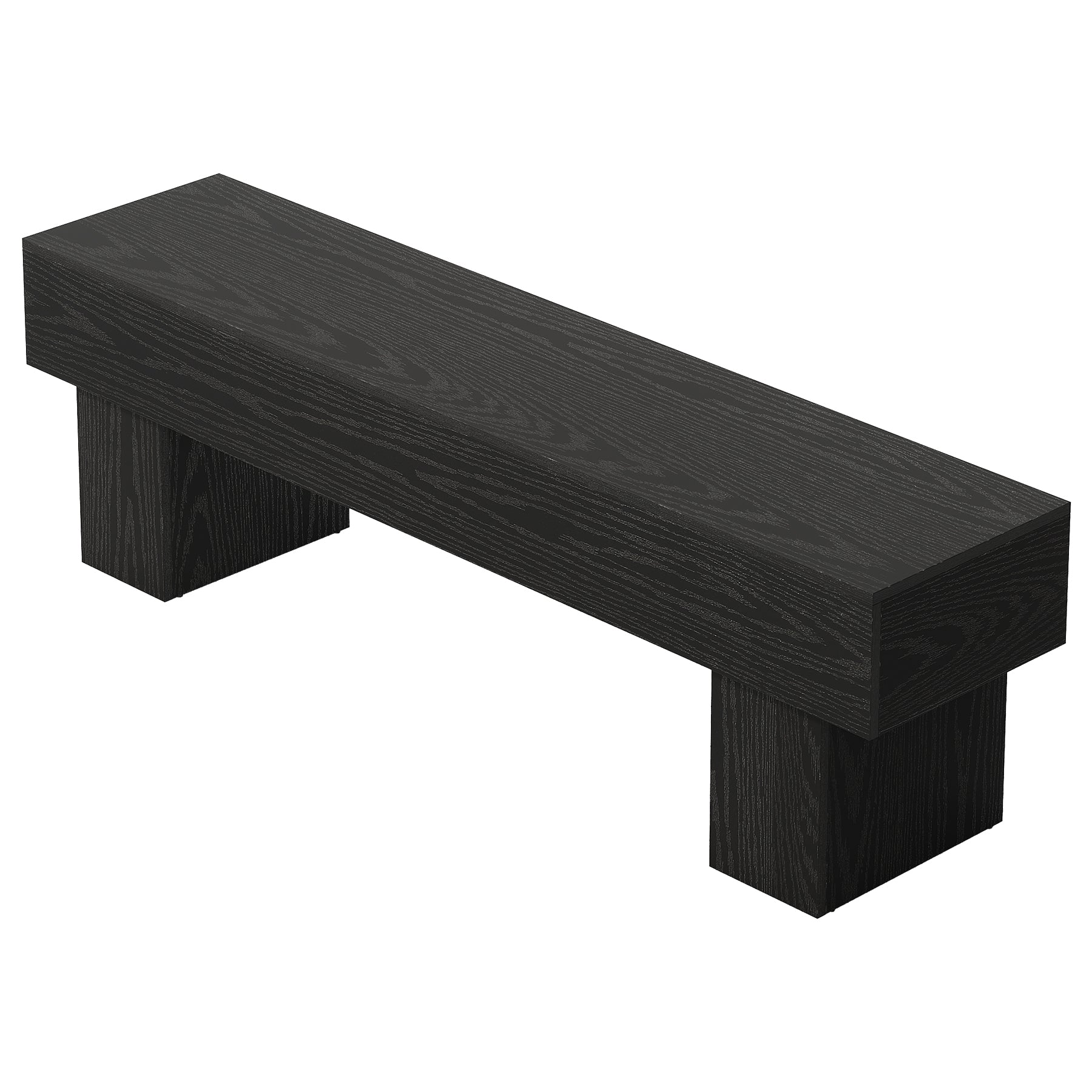 Tribesigns Banco de dormitorio extra largo de 160 cm, Banco rústico de madera para dormitorio