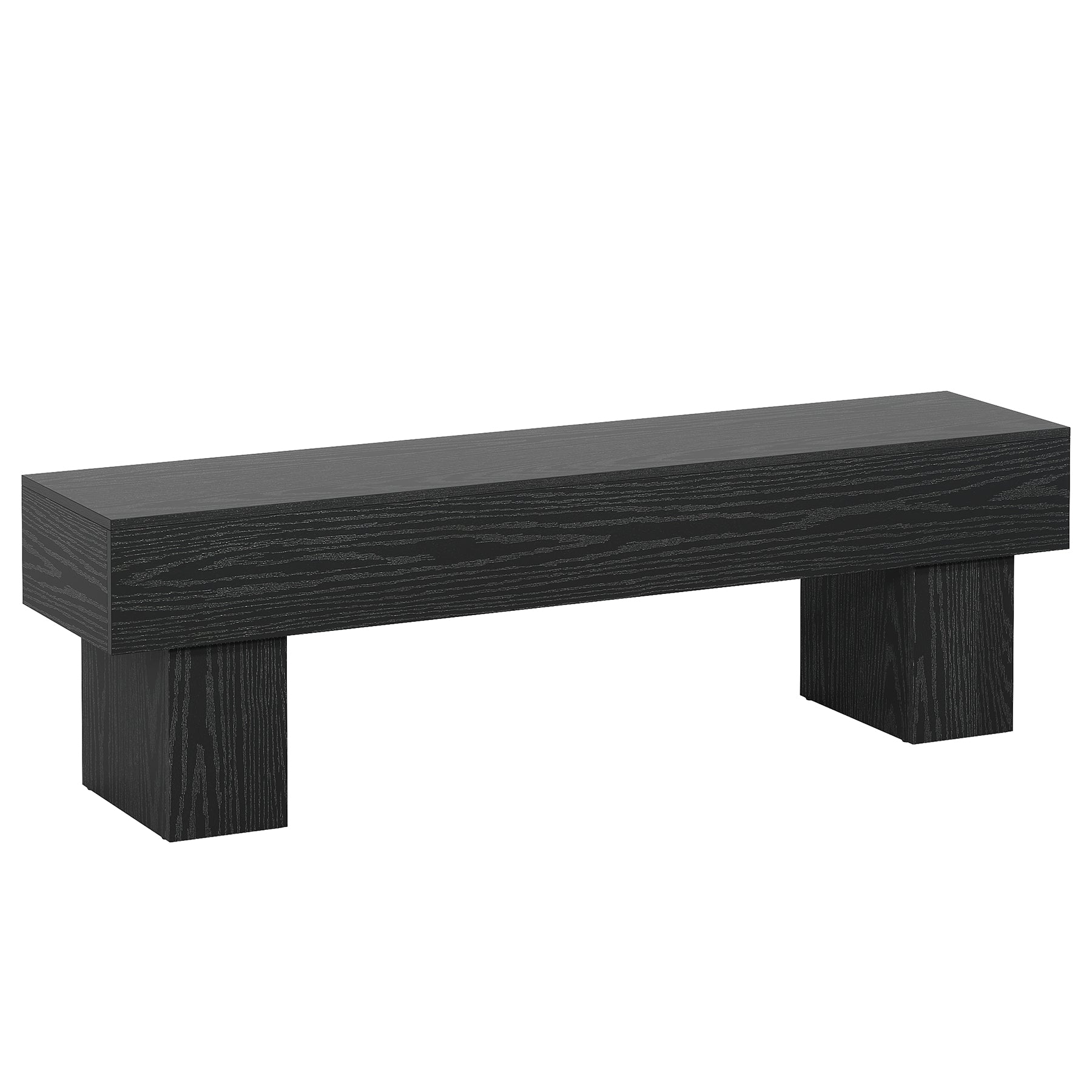 Tribesigns Soporte para TV de 160 cm, Centro multimedia de estilo rústico para sala de estar y televisión.