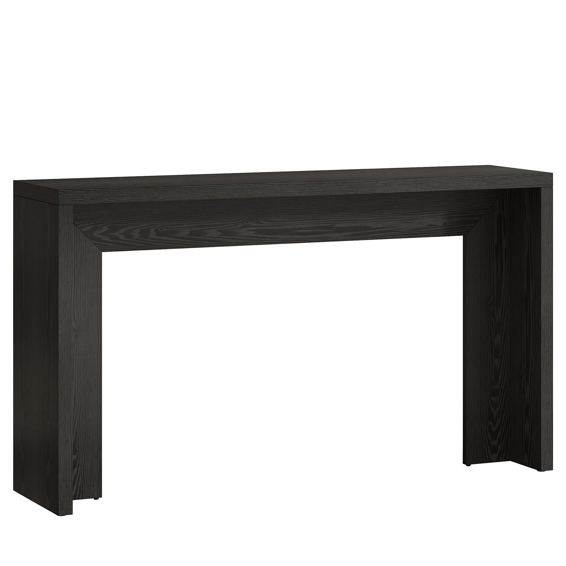 Tribesigns Mesa consola rústica de 140 cm, Mesa de sofá estilo granja Mesa de recibidor