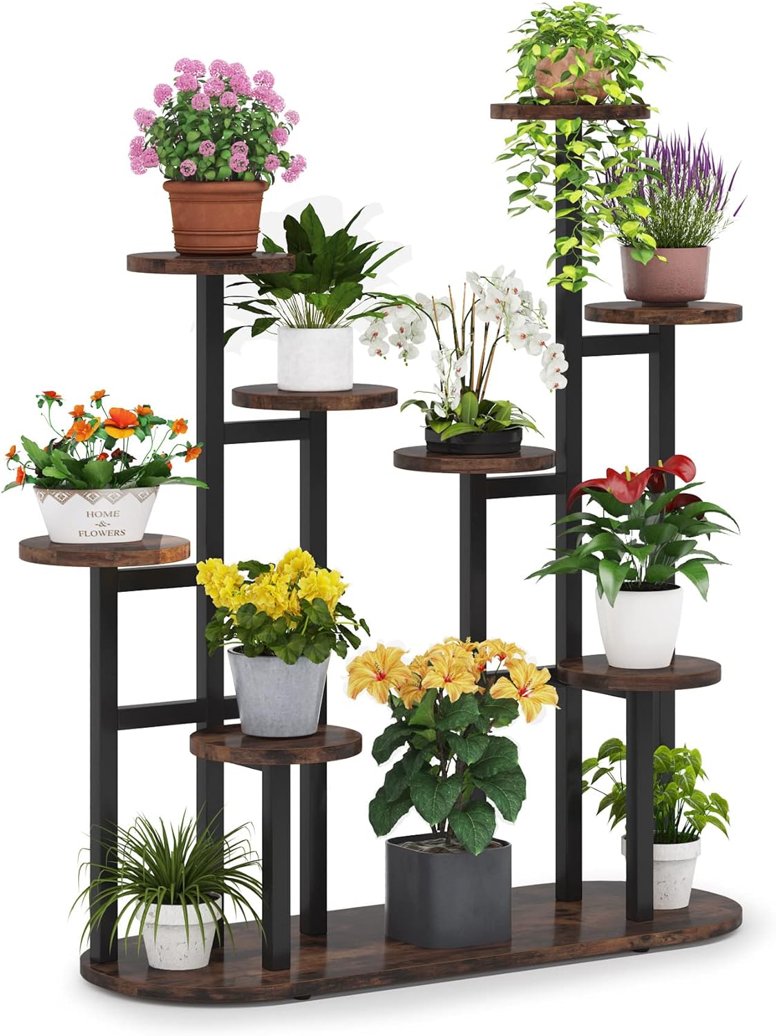 Tribesigns Soporte para plantas de interior, estante para plantas de varios niveles