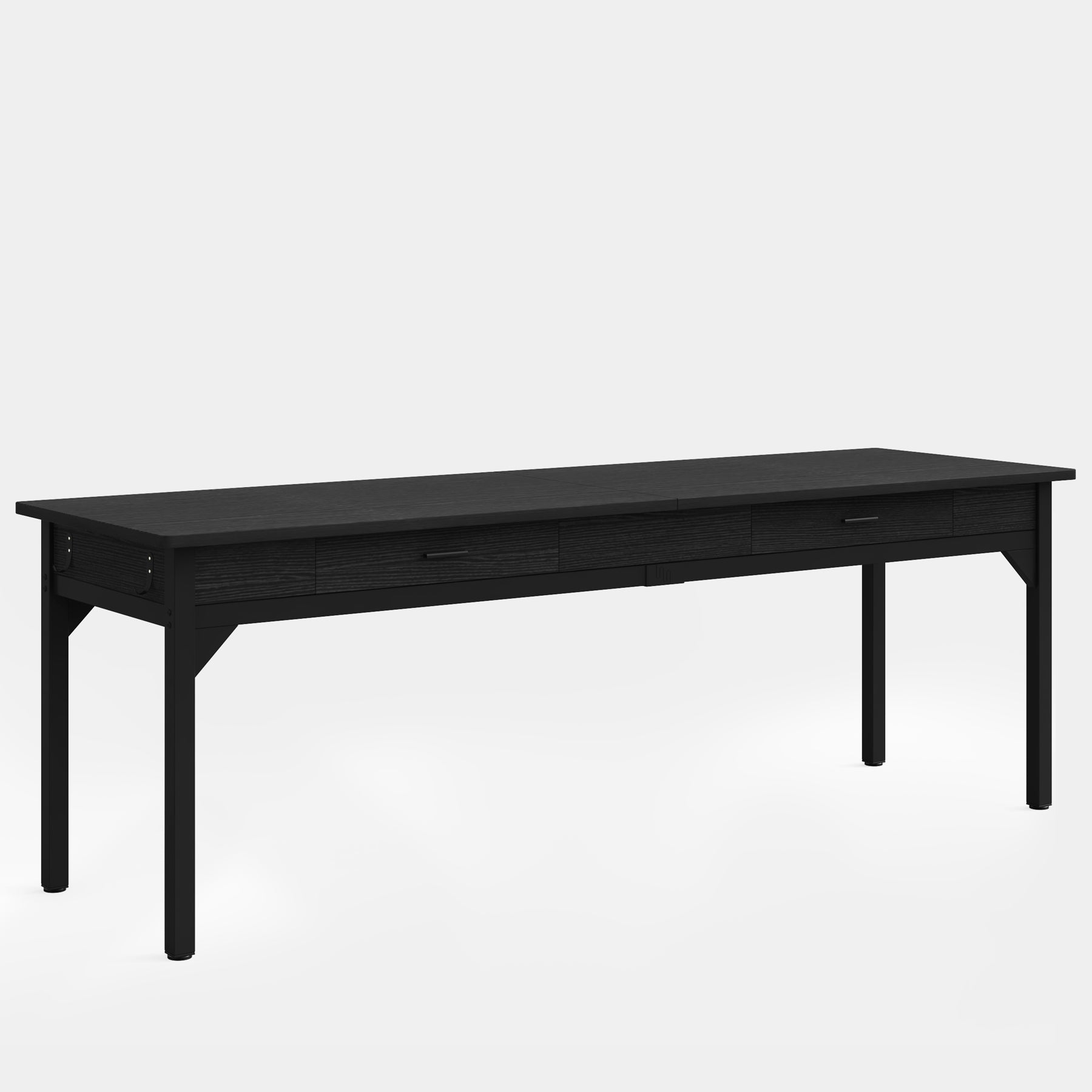 78.7" Two Person Desk, Long Computer Desk with 2 Drawers Tribesigns