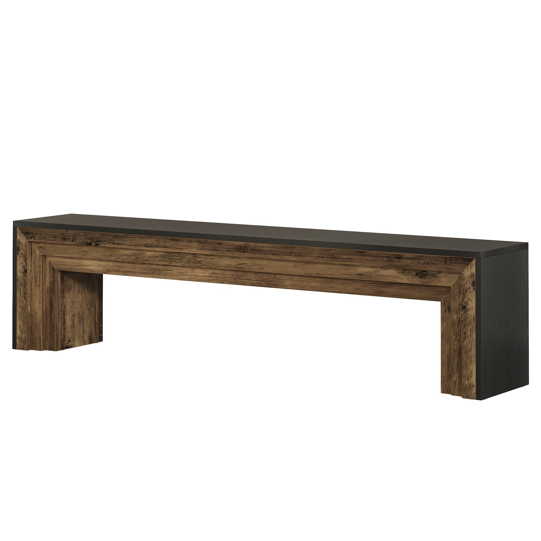 Tribesigns Banco de 180 cm, Banco extralargo para pasillo de estilo rústico moderno, ideal para pasillo y sala de estar