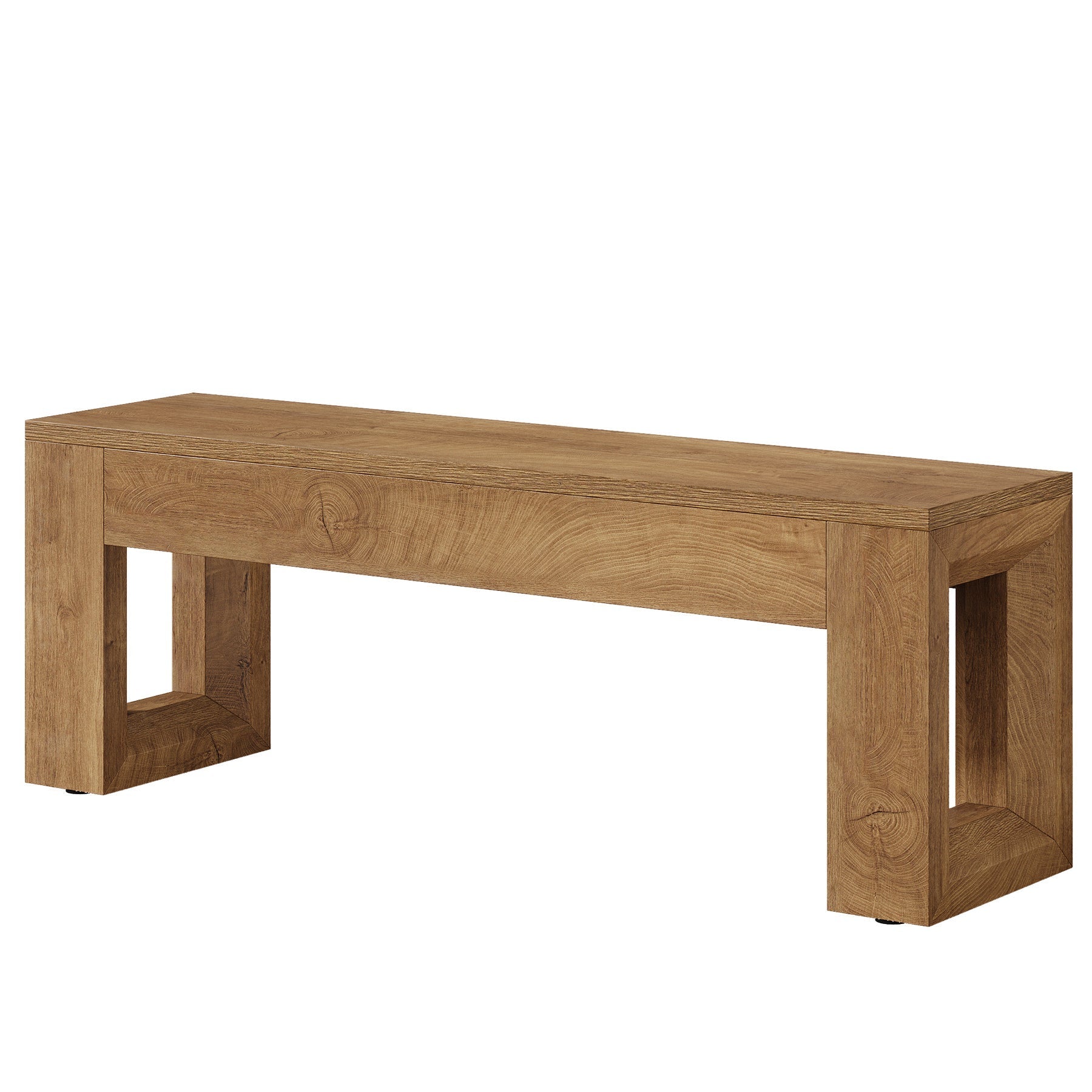 Tribesigns Banco de 120 cm de estilo rústico ideal para comedor o dormitorio fabricado en MDF
