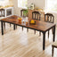 Tribesigns Mesa de comedor vintage, Muebles de comedor para 6 a 8 personas