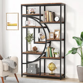 Tribesigns Librería Industrial Etagere de 5 Niveles, estantes Altos Independientes 3