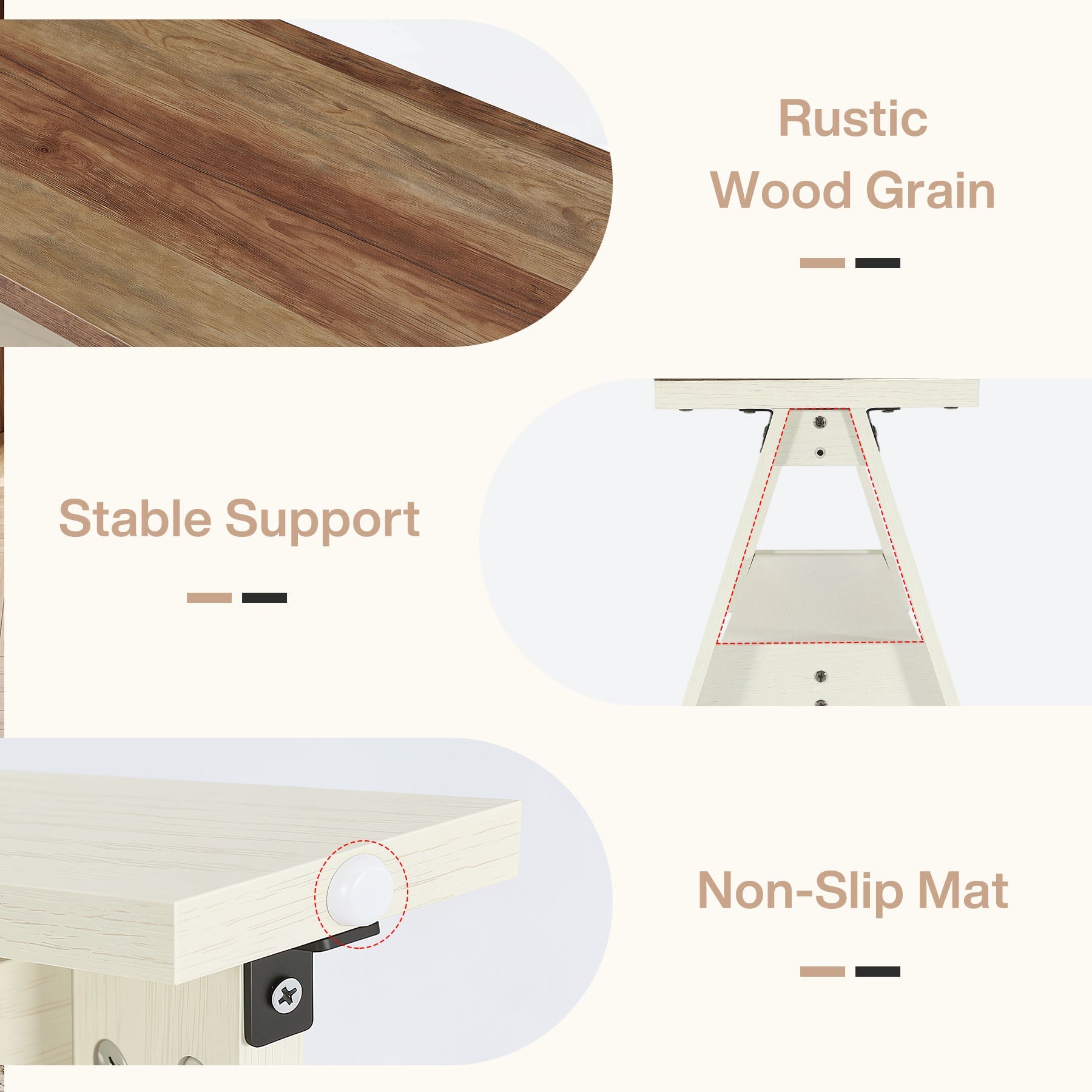 Tribesigns Sitzbank 150 cm aus Holz mit Ablage, Flurbank & Bettbank mit 2 Ebenen