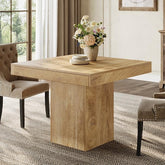 Tribesigns Mesa Comedor de 100 cm, Mesa Cocina Cuadrada para 4 Personas para Comedor 3